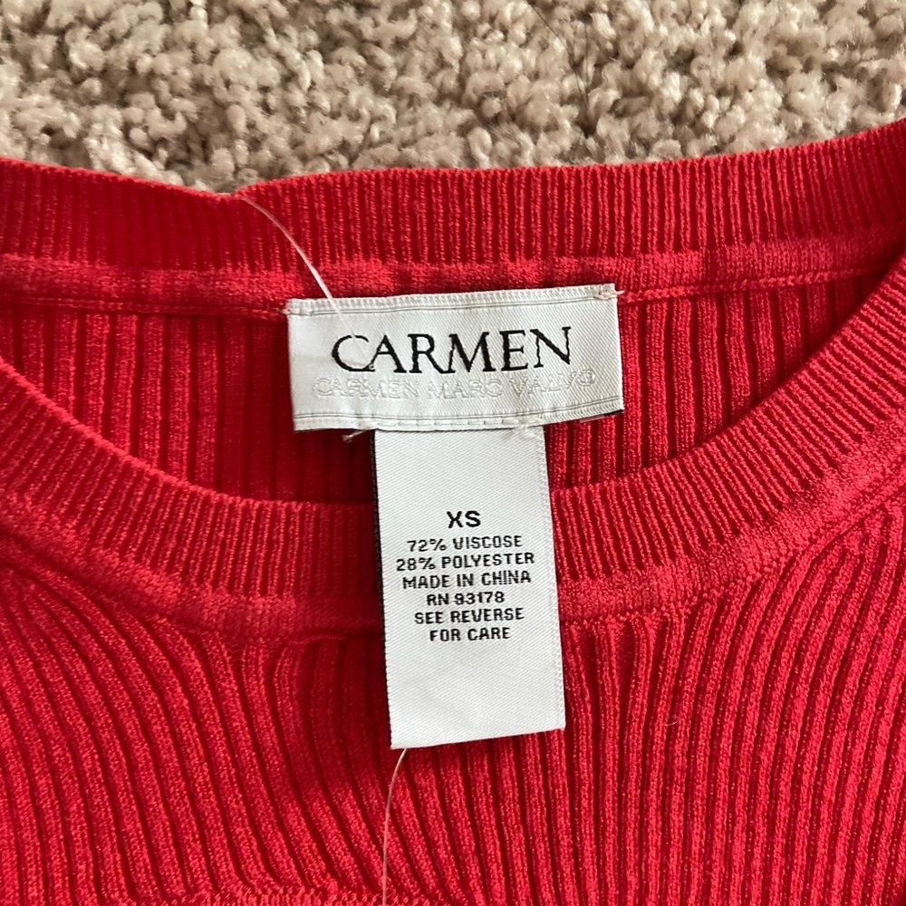 Carmen Marc Valvo top. Xs - Picture 8 of 12